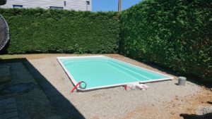 Installation piscine coque polyester Tournefeuille 31170 Haute Garonne 31 Toulouse