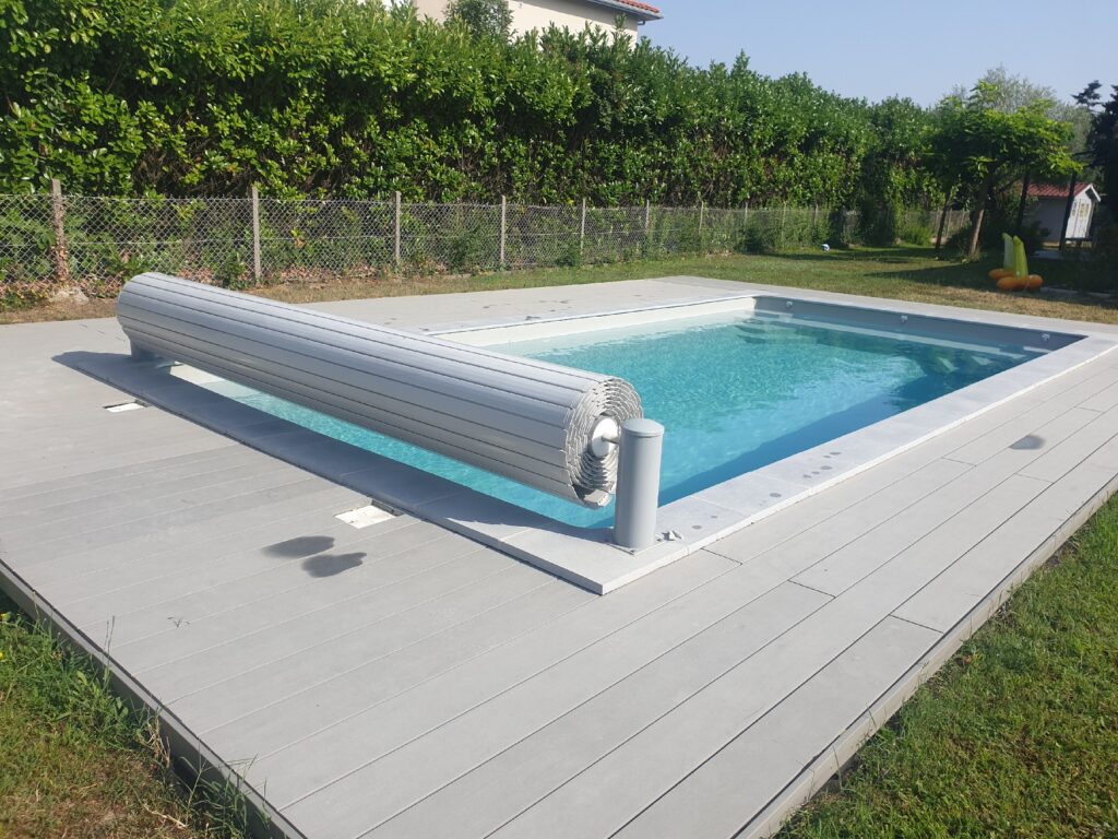 Terrasse en bois composite gris Cugnaux 31270 Haute Garonne 31