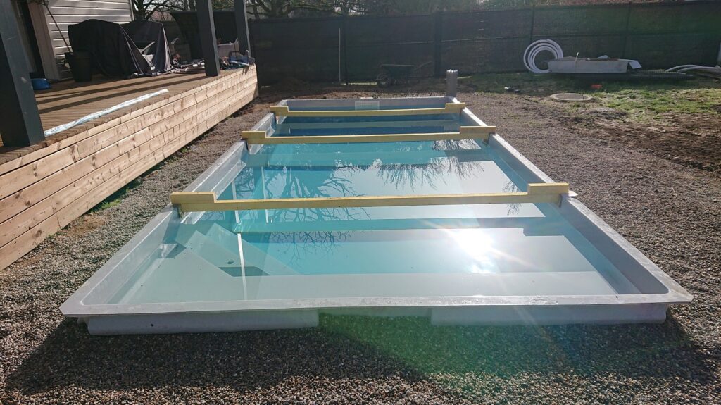 Mise en eau piscine coque polyester Toulouse